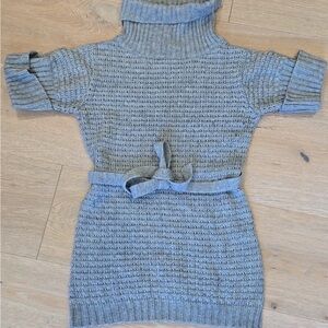 Charlotte Russe Heather Gray Turtleneck Dress GUC Sz S P-P16to20” L25” Retail$38